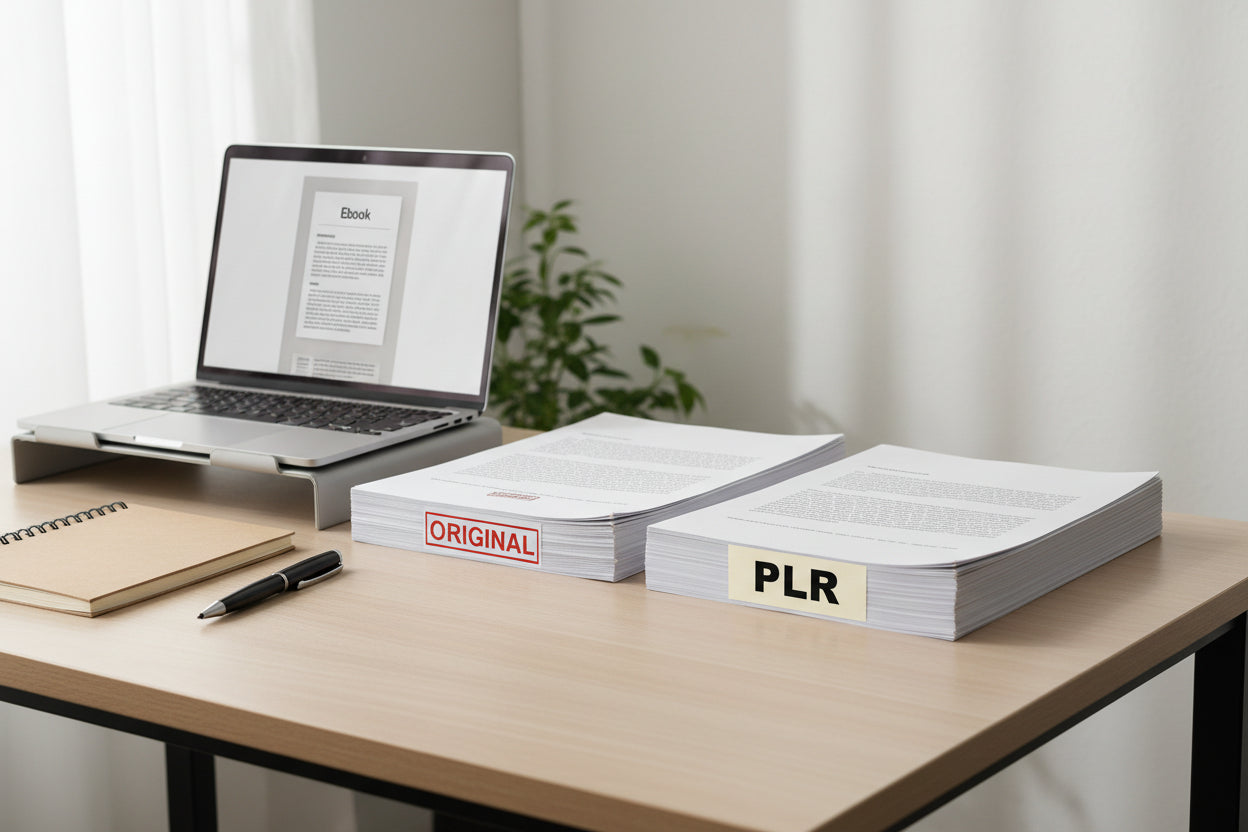 Comparaison entre PLR et création de contenu original