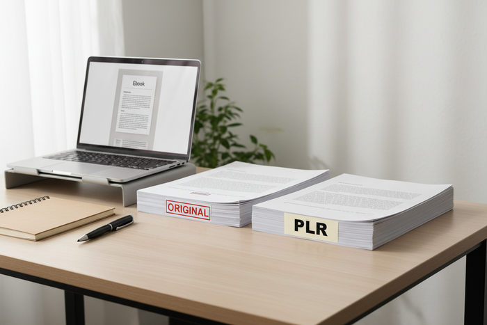 Comparaison entre PLR et création de contenu original