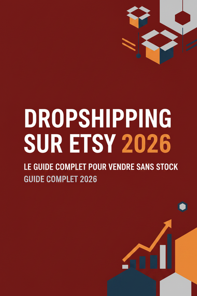Couverture du guide Dropshipping sur Etsy 2026 : vendre sans stock